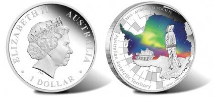 2013 Aurora Australis 1 Ounce Silver Proof Coin