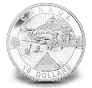 2013 O Canada Summer Life Half Ounce Silver Coin