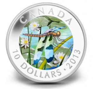 2013 Twelve-Spotted Skimmer Silver Coin