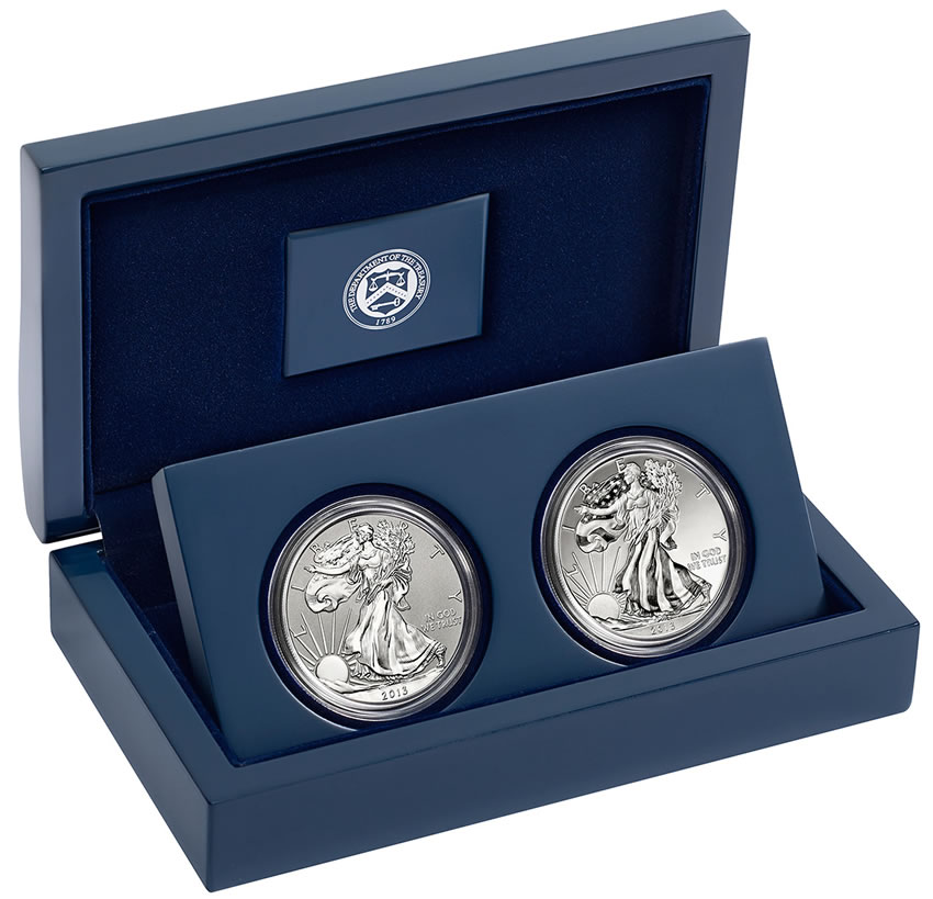 2013 American Silver Eagle West Point Two-Coin Set | SCT