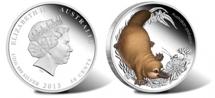 2013 Bush Baby Platypus Silver Coin