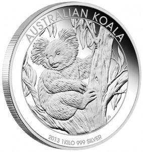 2013 Koala Kilo Silver Proof Coin