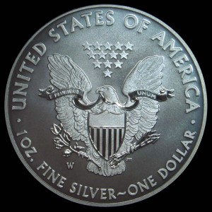 2013-W Enhanced Uncirculated Silver Eagle Reverse