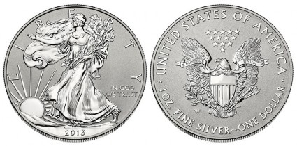 2013-W Reverse Proof American Silver Eagle Coin