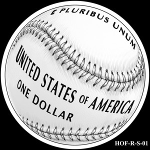 Baseball Commemorative Silver Coin Design S-01 Candidate