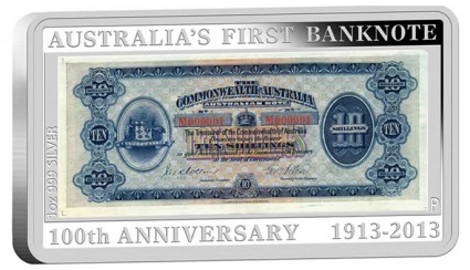 100th Anniversary of Australia's First Banknote Silver Coin