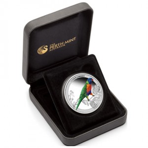 Case for 2013 Rainbow Lorikeet Silver Coin