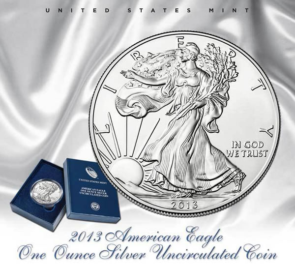 2013-W American Silver Eagle Uncirculated Coin Debuts | SCT