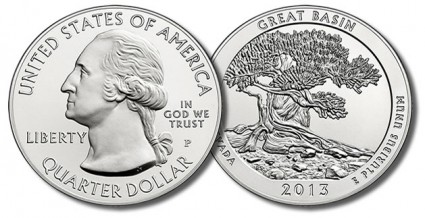 2013-P Great Basin National Park Five Ounce Silver Uncirculated Coin