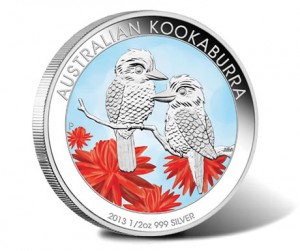2013 50c Australian Outback Kookaburra 1/2 Ounce Silver Coin