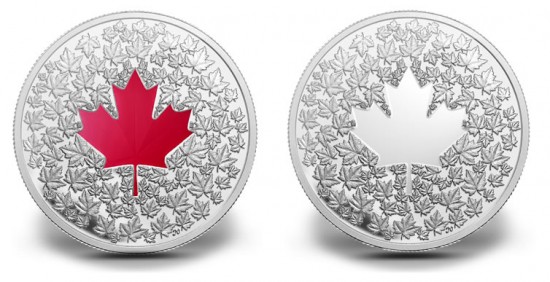 2013 $20 and $3 Canadian Maple Leaf Impression Silver Coins