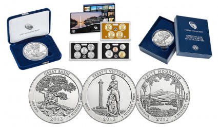2013 American Silver Eagles and 2013 Silver Proof Set
