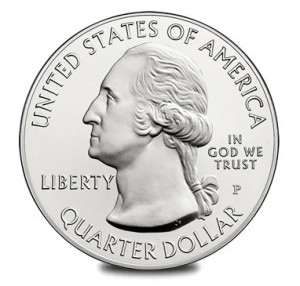 Obverse of the 2013-P Fort McHenry 5 Ounce Silver Uncirculated Coin