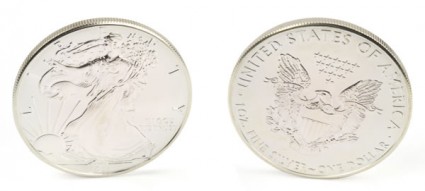 Standing American Silver Eagle Coin