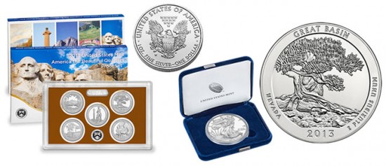 US Mint 2013 ATB Silver Quarters Set and 2013 Silver Coins