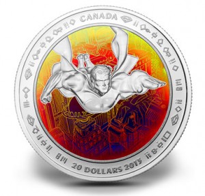 $20 Superman Hologram Silver Coin