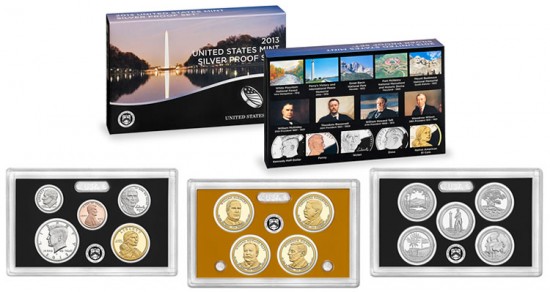 2013 United States Mint Silver Proof Set