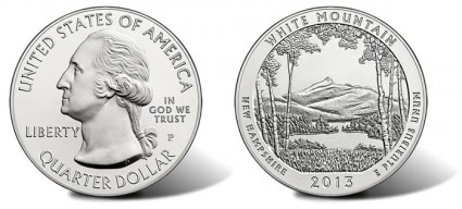 2013-P White Mountain National Forest Silver Uncirculated Coin