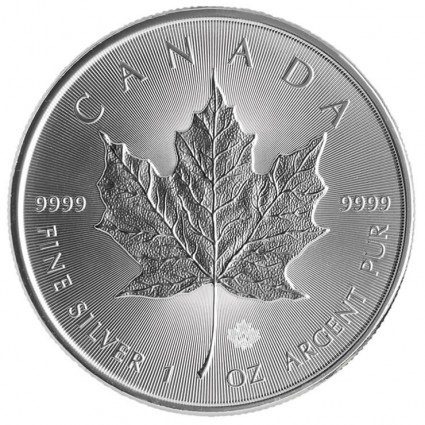 2014 Silver Maple Leaf Bullion Coin (Reverse)