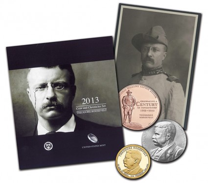 Theodore Roosevelt Coin and Chronicles Set