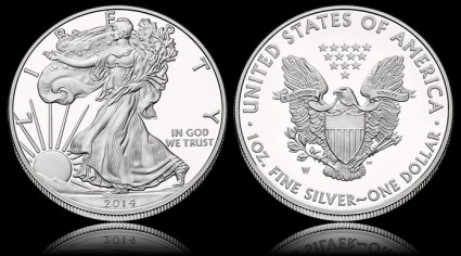 2014 Proof American Eagle Silver Coin