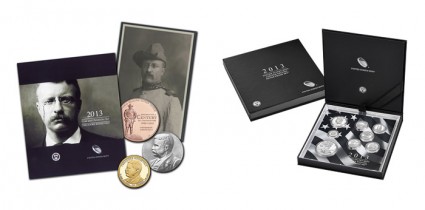 Theodore Roosevelt Coin and Chronicles Set and Limited Edition Silver Proof Set