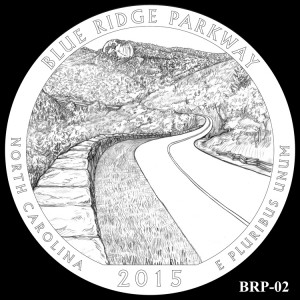 Blue Ridge Parkway Silver Coin, Design Candidate BRP-02