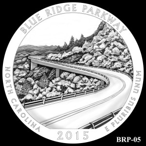 Blue Ridge Parkway Silver Coin, Design Candidate BRP-05