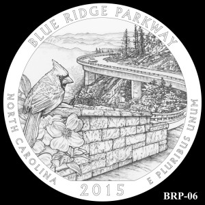 Blue Ridge Parkway Silver Coin, Design Candidate BRP-06