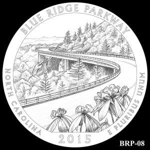 Blue Ridge Parkway Silver Coin, Design Candidate BRP-08