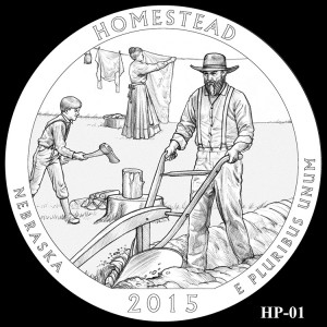 Homestead National Monument of America Silver Coin, Design Candidate HP-01