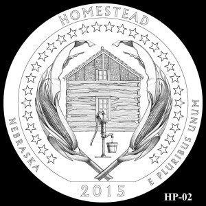 Homestead National Monument of America Silver Coin, Design Candidate HP-02