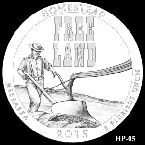 Homestead National Monument of America Silver Coin, Design Candidate HP-05