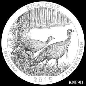 Kisatchie National Forest Silver Coin, Design Candidate KNF-01