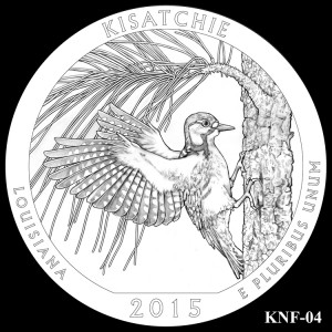 Kisatchie National Forest Silver Coin, Design Candidate KNF-04