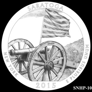 Saratoga National Historical Park Silver Coin, Design Candidate SNHP-10