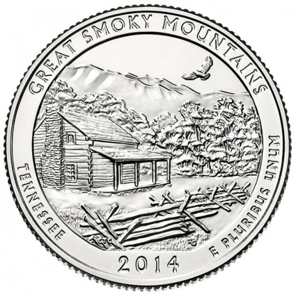 2014 Great Smoky Mountains National Park Coin