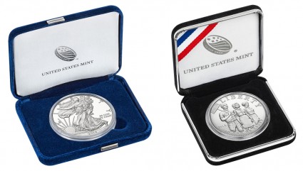 2014 Proof Silver Eagle, 2014 Unc. Civil Rights Silver Commemorative Coins