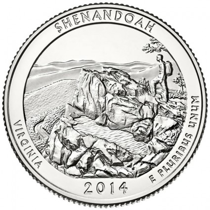 2014 Shenandoah National Park Coin