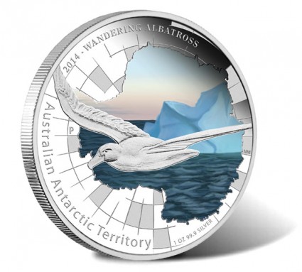 2014 Wandering Albatross Silver Coin