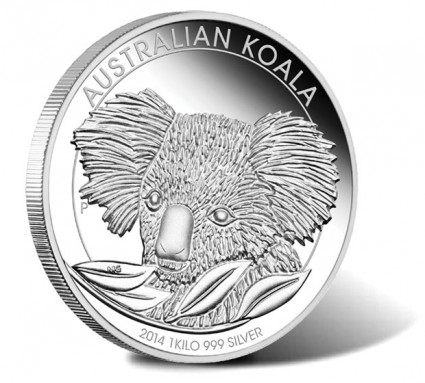 2014 Australian Koala 1 Kilo Silver Coin