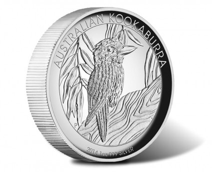 2014 Australian Kookaburra High Relief Silver Coin