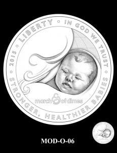 March of Dimes Silver Dollar Design Candidate MOD-O-06