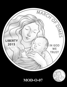 March of Dimes Silver Dollar Design Candidate MOD-O-07