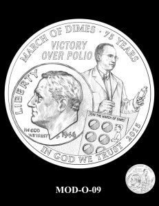 March of Dimes Silver Dollar Design Candidate MOD-O-09