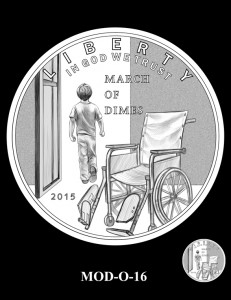 March of Dimes Silver Dollar Design Candidate MOD-O-16