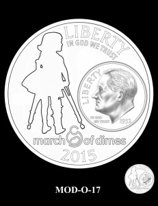 March of Dimes Silver Dollar Design Candidate MOD-O-17