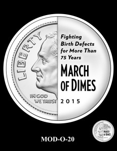 March of Dimes Silver Dollar Design Candidate MOD-O-20