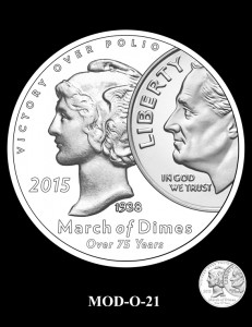 March of Dimes Silver Dollar Design Candidate MOD-O-21