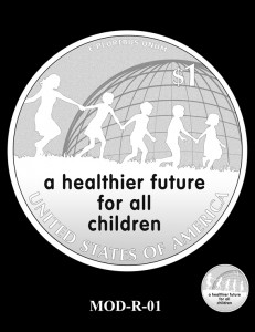 March of Dimes Silver Dollar Design Candidate MOD-R-01